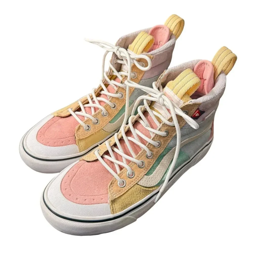 Vans Sk8-Hi MTE 2.0 DX Pastel Multi HydroGuard UltraCush Boots Women's 7.5